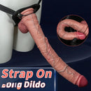 16.92in Strap on Huge Long Real Dildo For Couples Lesbian Penis Love Toy