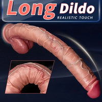 16.92in Strap on Huge Long Real Dildo For Couples Lesbian Penis Love Toy