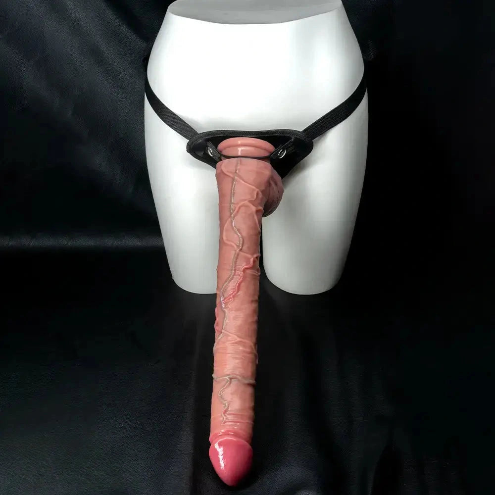 16.92in Strap on Huge Long Real Dildo For Couples Lesbian Penis Love Toy