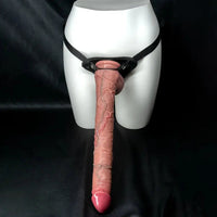 16.92in Strap on Huge Long Real Dildo For Couples Lesbian Penis Love Toy