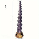 16.93in Liquid Silicone Extra Long Keel Anal Plug Adult Huge Fantasy Dildo