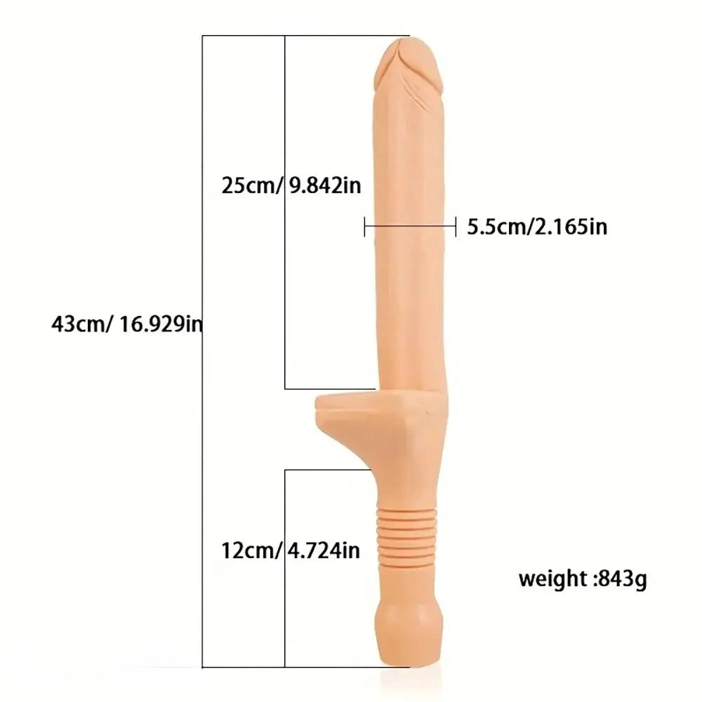 16.93in Long Huge Handle Sword Dildo For Heterosexual G-Spot Prostate