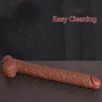 16.93in Realistic Long Large PVC Cock Dildo For Advanced Player