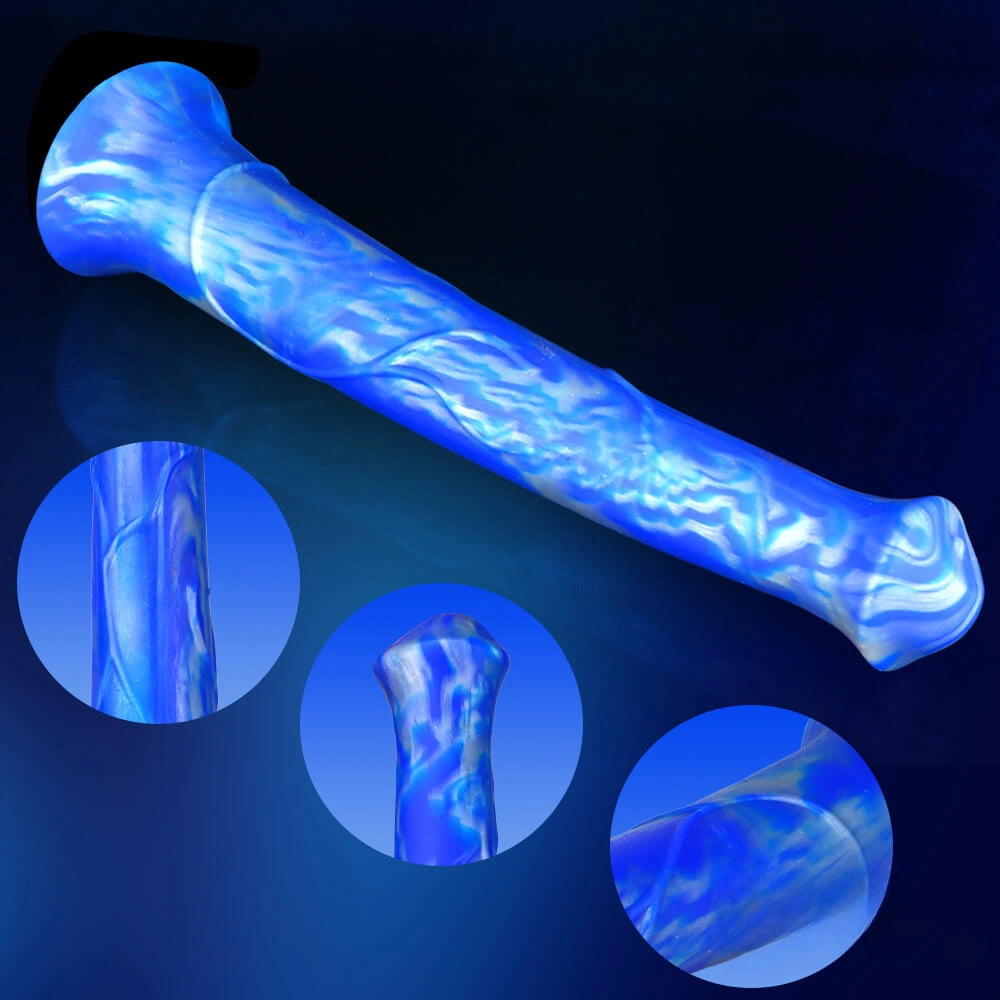 16.9in Big Fantasy Long Horse Dildo Thick Butt Plug Adult Toy