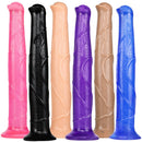 16.9in Big Long Horse Cock Dildo For BDSM Realistic Anal Toy
