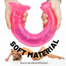 16.9in Big Long Horse Cock Dildo For BDSM Realistic Anal Toy