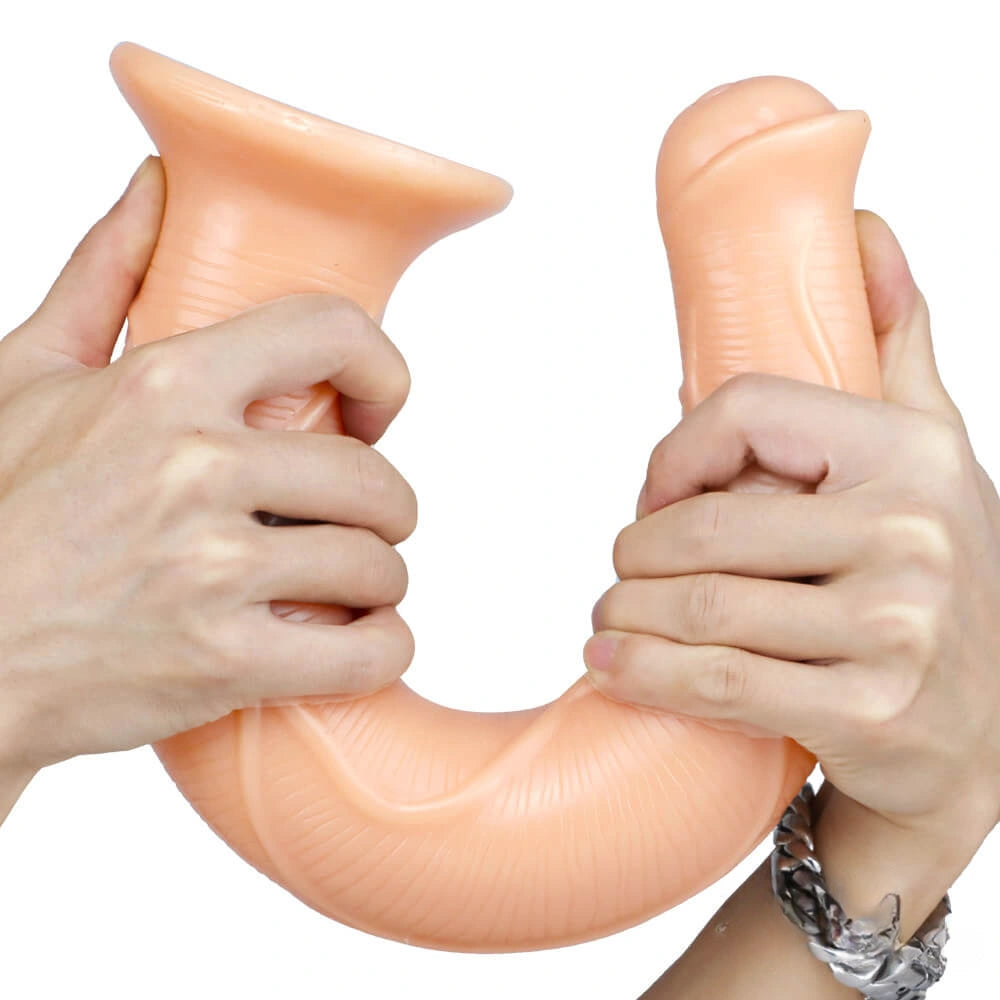 16.9in Big Long Horse Cock Dildo For BDSM Realistic Anal Toy