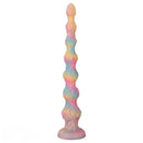 17.32in 21.25in 25.19in Luminous Pull Beads Silicone Dildo Butt Plug Rare Toy