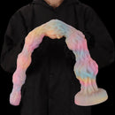 17.32in 21.25in 25.19in Luminous Pull Beads Silicone Dildo Butt Plug Rare Toy