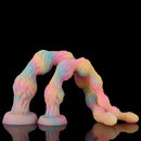17.32in 21.25in 25.19in Luminous Pull Beads Silicone Dildo Butt Plug Rare Toy