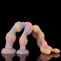 17.32in 21.25in 25.19in Luminous Pull Beads Silicone Dildo Butt Plug Rare Toy