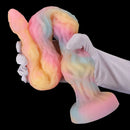 17.32in 21.25in 25.19in Luminous Pull Beads Silicone Dildo Butt Plug Rare Toy