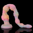17.32in 21.25in 25.19in Luminous Pull Beads Silicone Dildo Butt Plug Rare Toy