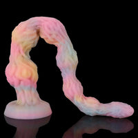 17.32in 21.25in 25.19in Luminous Pull Beads Silicone Dildo Butt Plug Rare Toy