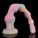 17.32in 21.25in 25.19in Luminous Pull Beads Silicone Dildo Butt Plug Rare Toy