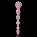 17.32in 21.25in 25.19in Luminous Pull Beads Silicone Dildo Butt Plug Rare Toy