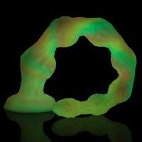 17.32in 21.25in 25.19in Luminous Pull Beads Silicone Dildo Butt Plug Rare Toy
