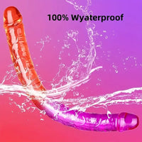 17.32in Dual-Ended Double Penetration Big Dildo For G-Spot Stimulation