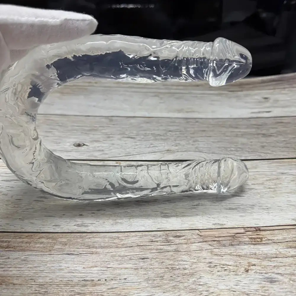 17.32in Long Dual Head Simulated Penis Dildo For G-Spot Stimulation