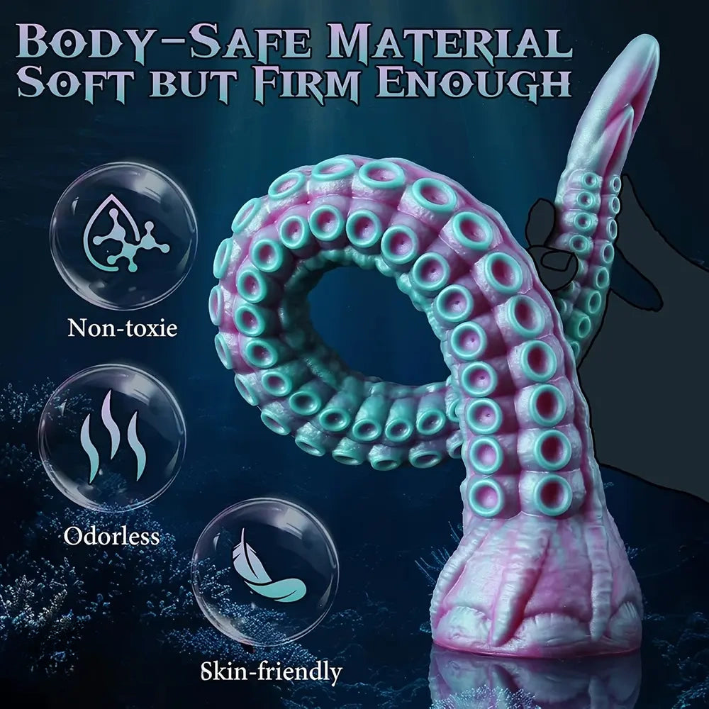 17.32in Monster Huge Long Vacation Penis Tentacle Anal Plug Dildo For G-spot