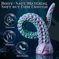 17.32in Monster Huge Long Vacation Penis Tentacle Anal Plug Dildo For G-spot