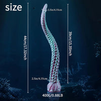 17.32in Monster Huge Long Vacation Penis Tentacle Anal Plug Dildo For G-spot