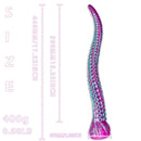 17.32in Starlight Tentacle Monster Shaped Liquid Silicone Huge Long Dildo