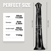 17.32in Super Long Big Girth Horse Dildo For Anal Sex Orgasm