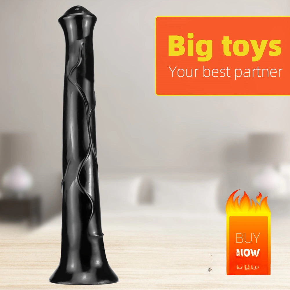 17.32in Super Long Big Girth Horse Dildo For Anal Sex Orgasm