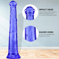 17.32in Super Long Big Girth Horse Dildo For Anal Sex Orgasm