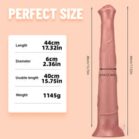 17.32in Super Long Big Girth Horse Dildo For Anal Sex Orgasm