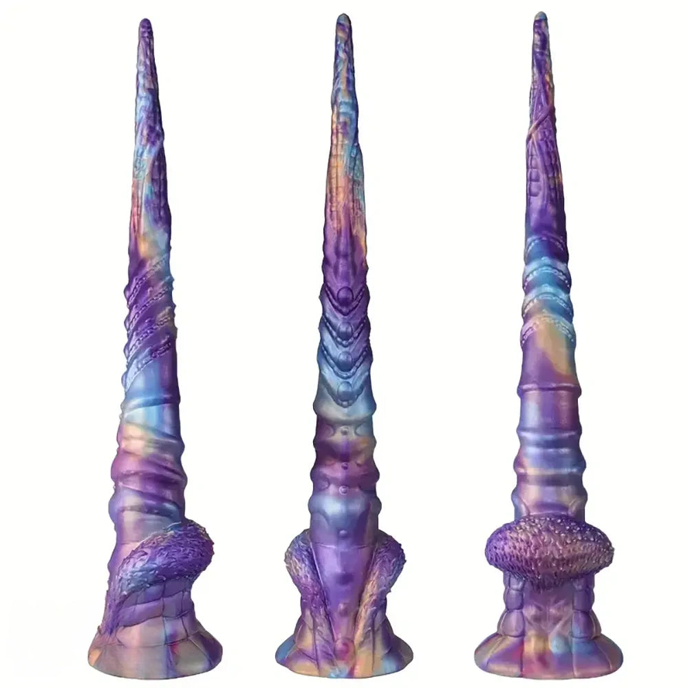 17.51in Long Monster Fantasy Silicone Anal Plug Dildo With Suction Cup