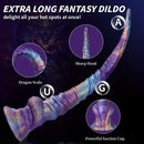 17.51in Long Monster Fantasy Silicone Anal Plug Dildo With Suction Cup