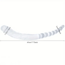 17.72in Clear Dual-Headed Dildo PVC Phallus Toy With Bead Chain