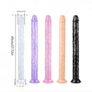 17.72in Long Big PVC Double Ended Dildo For Anal Vaginal Sex Orgasm