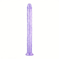 17.72in Long Big PVC Double Ended Dildo For Anal Vaginal Sex Orgasm