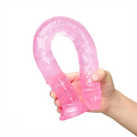 17.72in Long Big PVC Double Ended Dildo For Anal Vaginal Sex Orgasm
