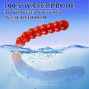 17.72in Real Look Double-headed Dildo Female Masturbator With Beads