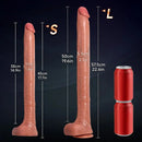 17.7in 22.6in Super Long Huge Dildo Long Soft Penis Adult Couple Sex Toy