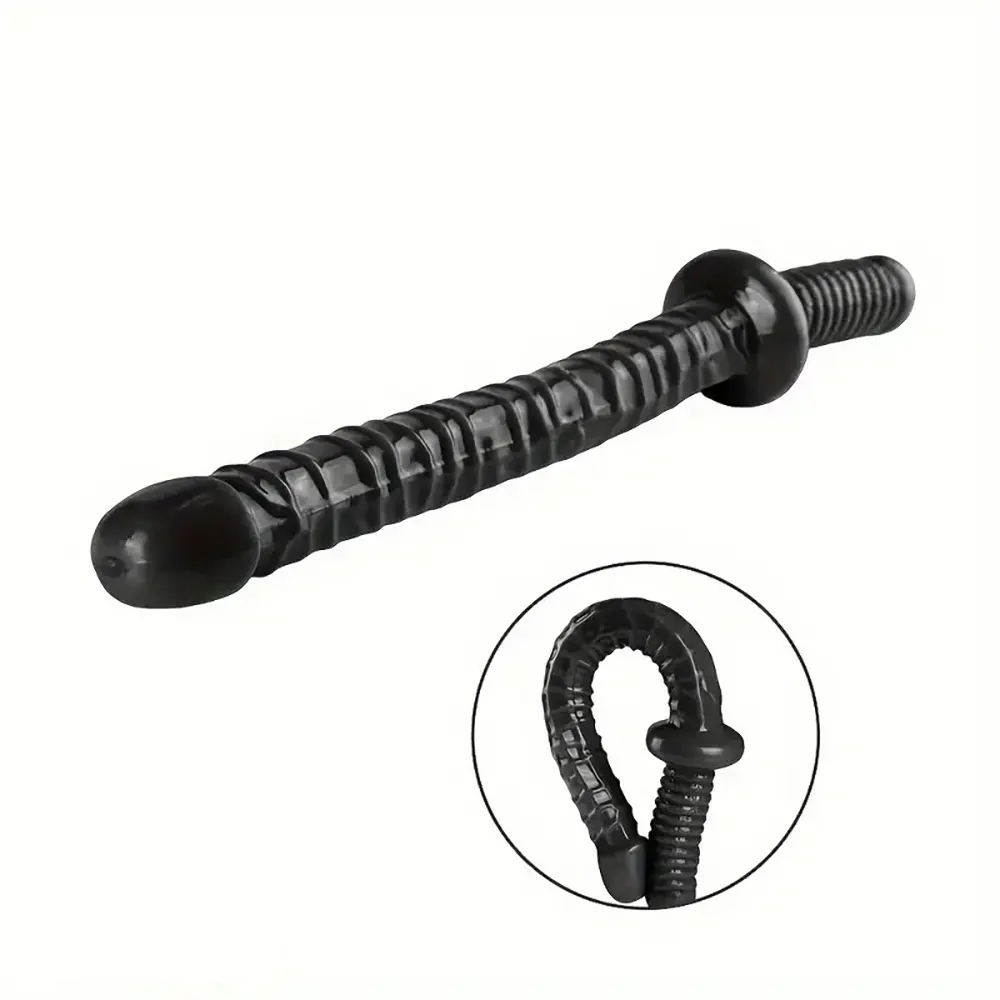 17.7in Super Big Long Sword Dildo With Handle Adult Sex Toy For Anus