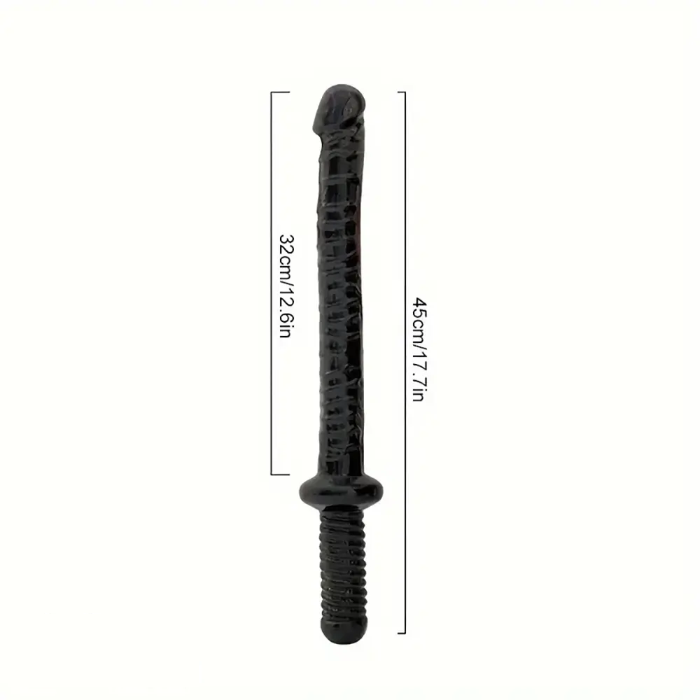 17.7in Super Big Long Sword Dildo With Handle Adult Sex Toy For Anus