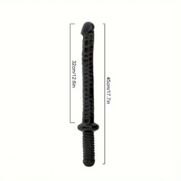 17.7in Super Big Long Sword Dildo With Handle Adult Sex Toy For Anus