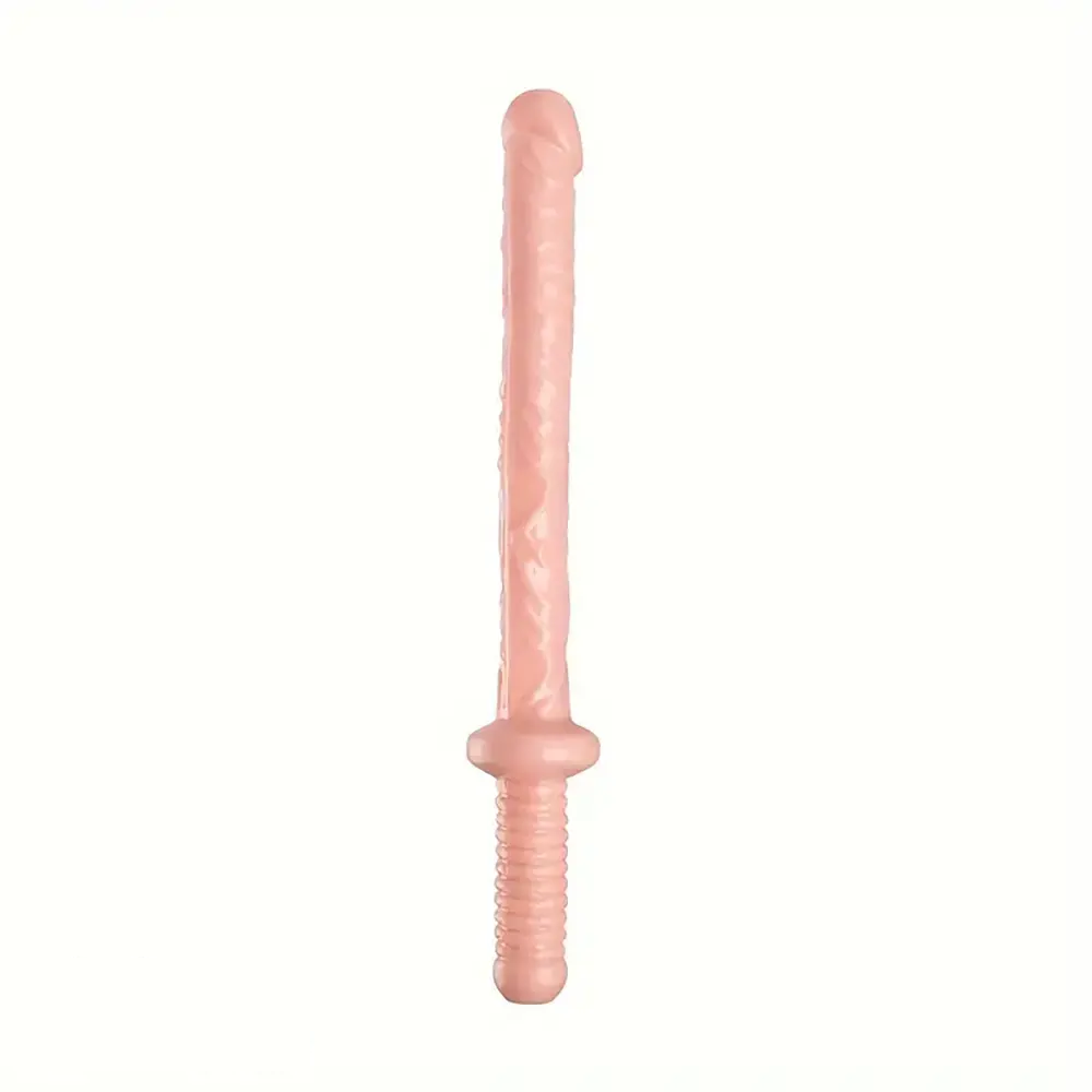 17.7in Super Big Long Sword Dildo With Handle Adult Sex Toy For Anus