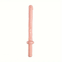 17.7in Super Big Long Sword Dildo With Handle Adult Sex Toy For Anus