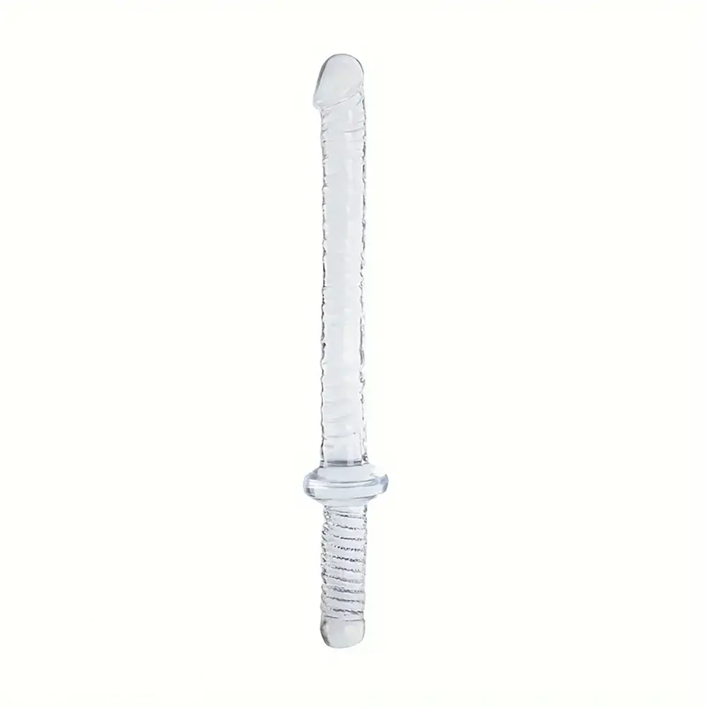 17.7in Super Big Long Sword Dildo With Handle Adult Sex Toy For Anus