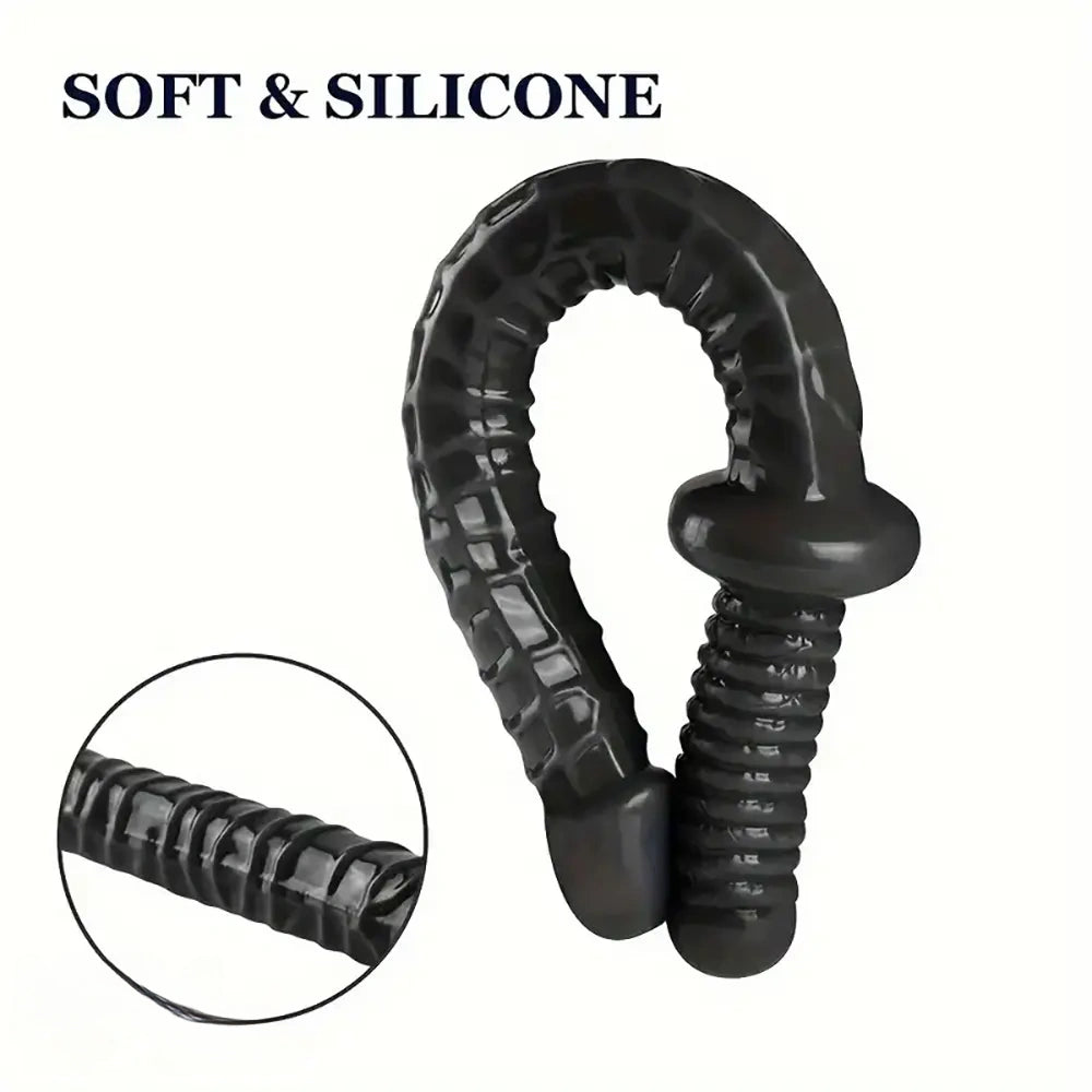 17.7in Super Big Long Sword Dildo With Handle Adult Sex Toy For Anus