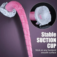 17.7in Unique Horn Elephant Fantasy Big Long Dildo For Hands-Free Play