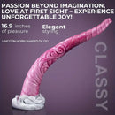 17.7in Unique Horn Elephant Fantasy Big Long Dildo For Hands-Free Play
