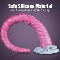 17.7in Unique Horn Elephant Fantasy Big Long Dildo For Hands-Free Play