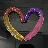 17.8in Long Double-headed Dildo Adult Toy Women Anal Vulva Dual-use